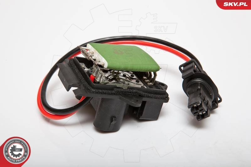 Resistor, interior blower